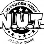 Official "No Uniform Today" logo. 100% of funds go direct to Anaphylaxis Aust Inc for 2011