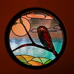 Stained Glass Window-Owl